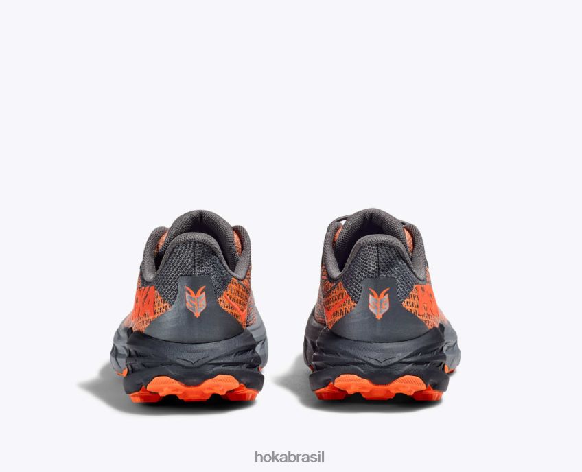 bode veloz 5 Hoka crianças RNZ040677 Castlerock/laranja vibrante