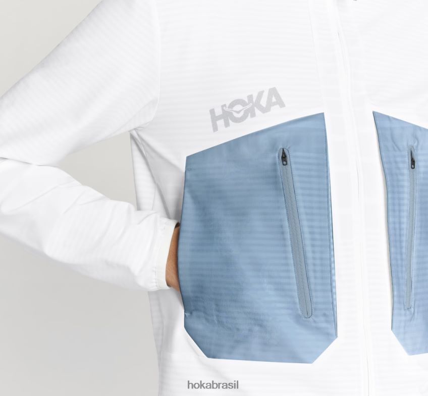 missão full-zip Hoka homens RNZ040668 branco