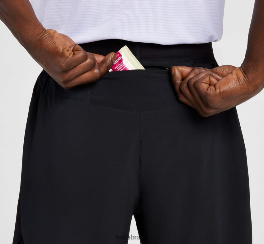 5 curtos Hoka homens RNZ040654 preto