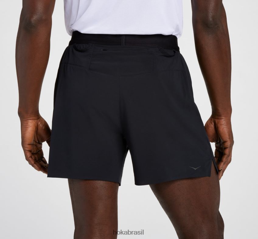 5 curtos Hoka homens RNZ040654 preto