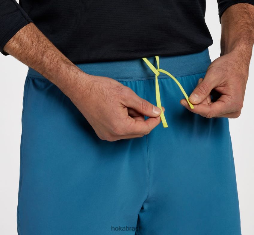 5 curtos Hoka homens RNZ040657 Aço azul