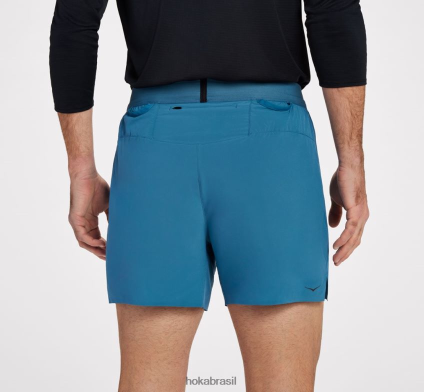 5 curtos Hoka homens RNZ040657 Aço azul