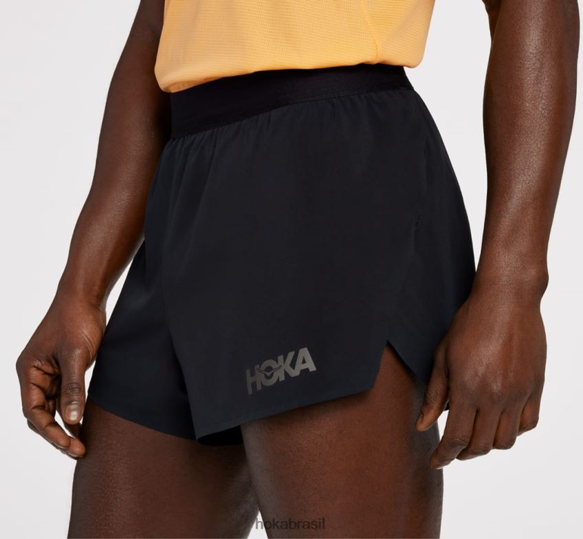 dividir curto Hoka homens RNZ040649 preto