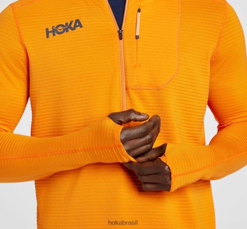 1/2 zíper Hoka homens RNZ040639 preto