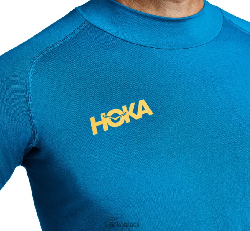 camada intermediária merino Hoka homens RNZ040643 diva azul