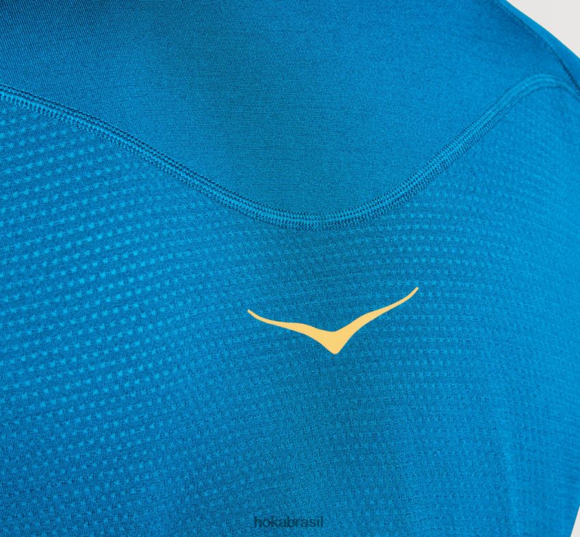 camada intermediária merino Hoka homens RNZ040643 diva azul
