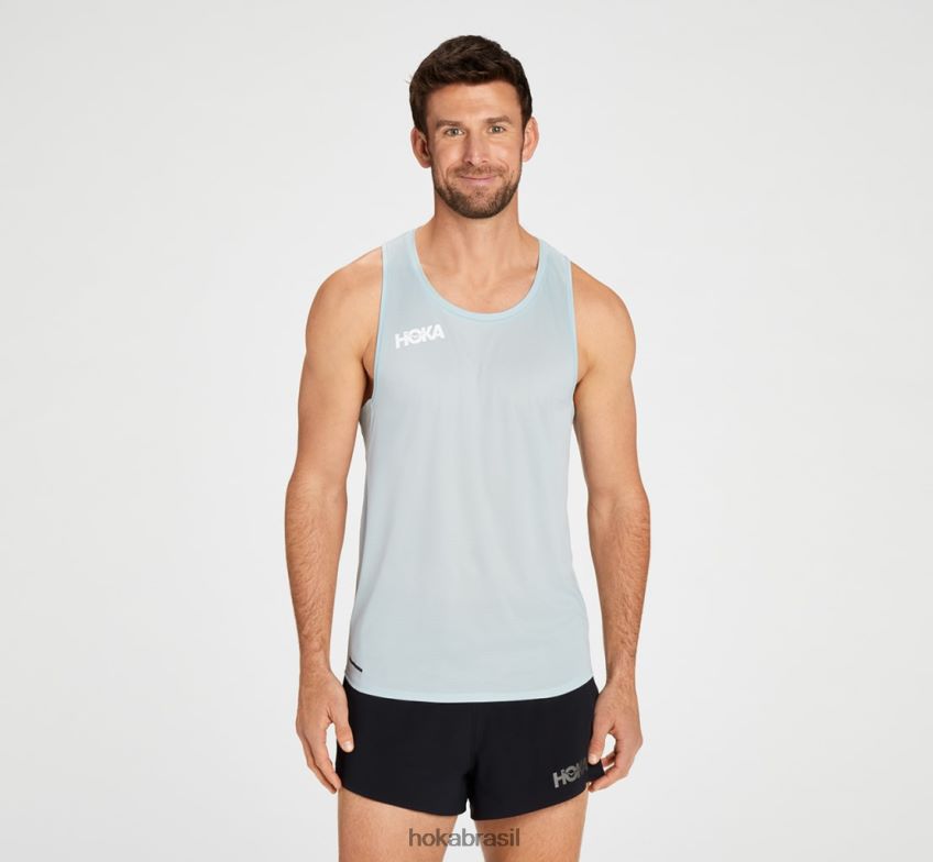 camiseta deslizante Hoka homens RNZ040634 preto
