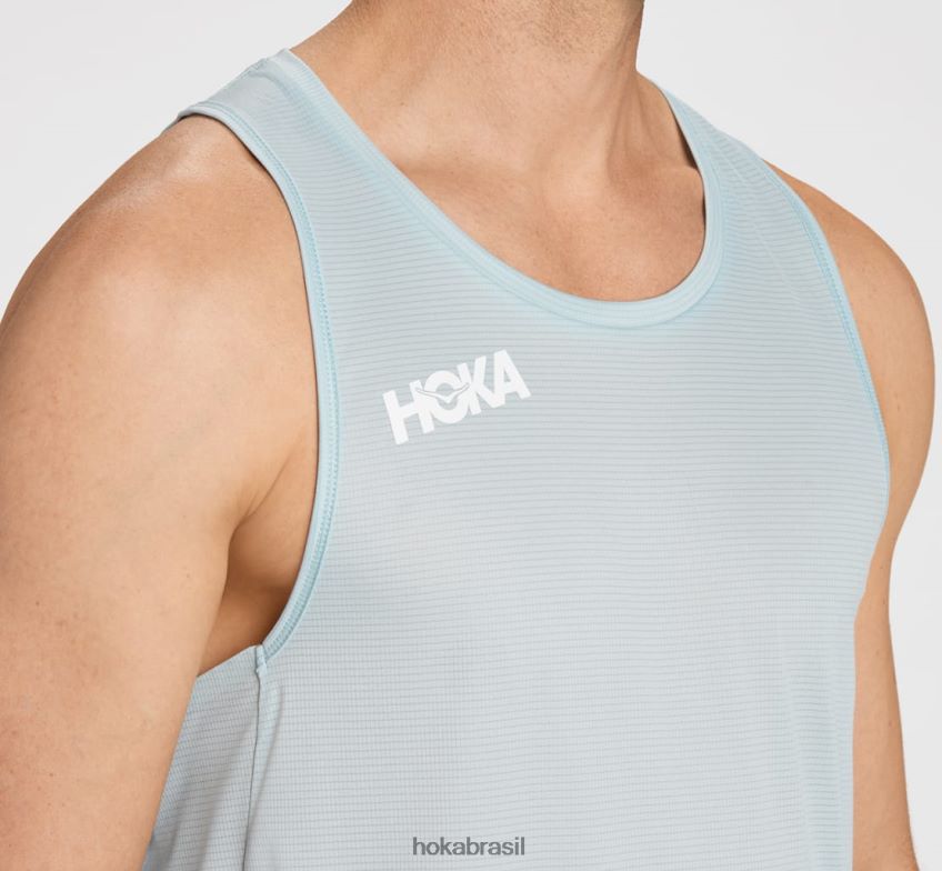 camiseta deslizante Hoka homens RNZ040634 preto
