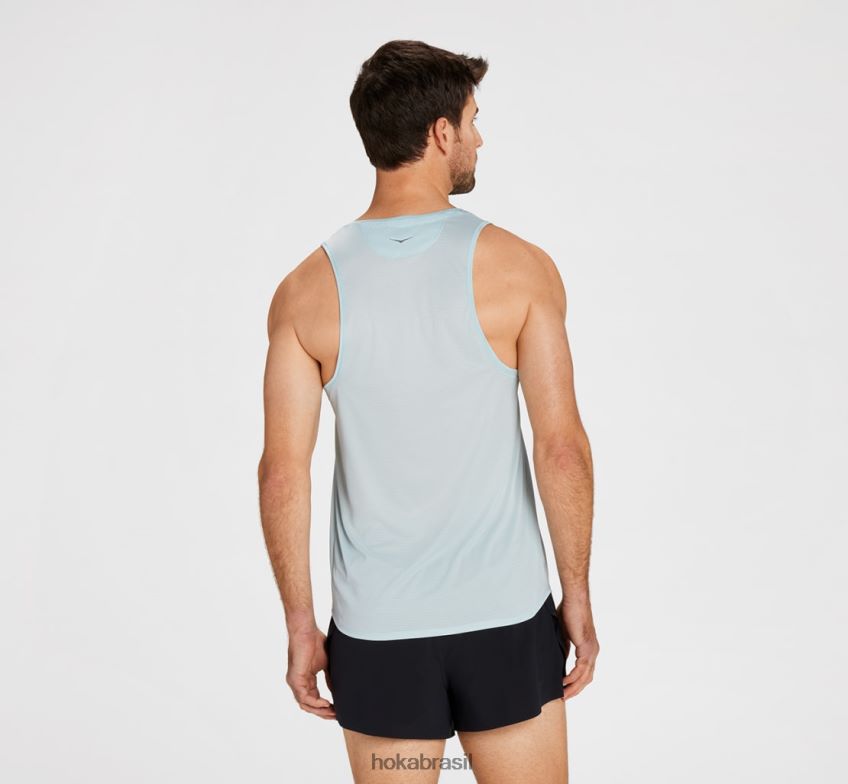 camiseta deslizante Hoka homens RNZ040634 preto