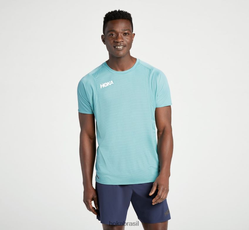 deslizar manga curta Hoka homens RNZ040632 treliça
