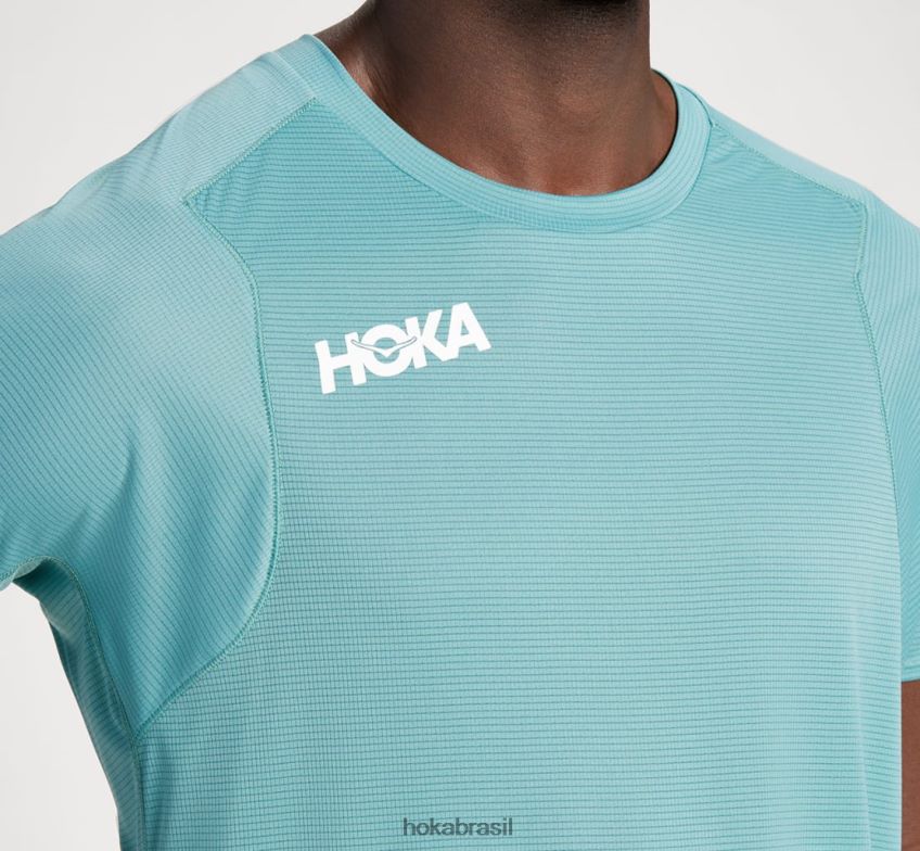 deslizar manga curta Hoka homens RNZ040632 treliça