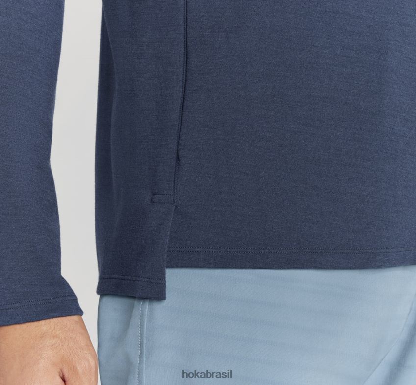 mistura merino manga longa Hoka homens RNZ040646 espaço sideral