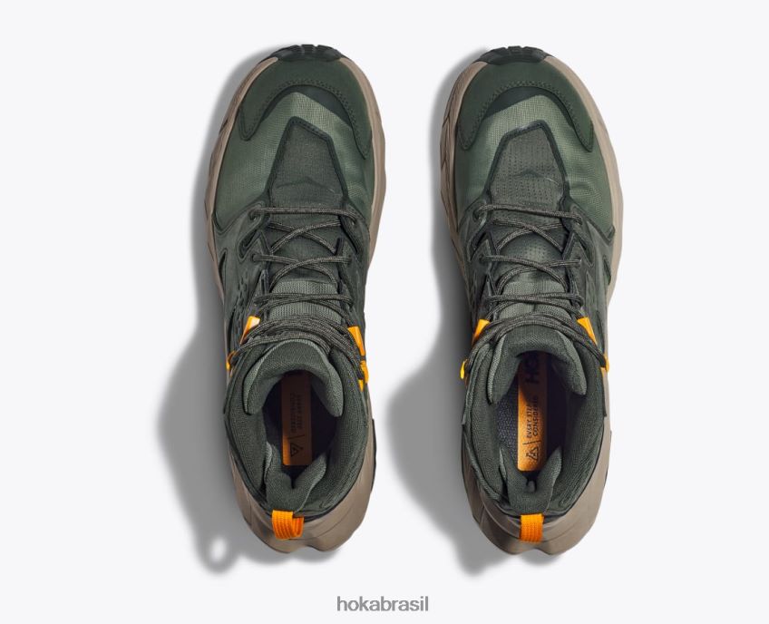 Anacapa Mid GTX Hoka homens RNZ040535 tomilho/amarelo radiante