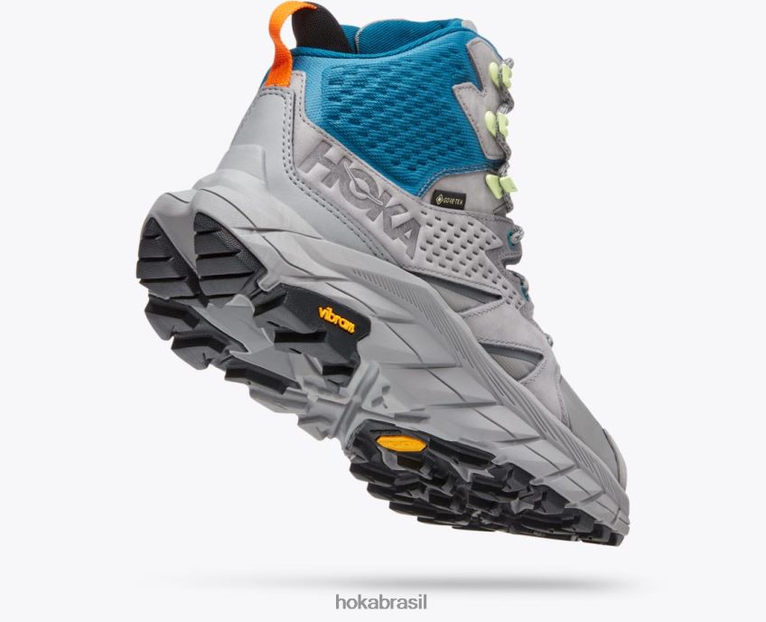 Anacapa Mid GTX Hoka homens RNZ040536 pele de tubarão/coral azul