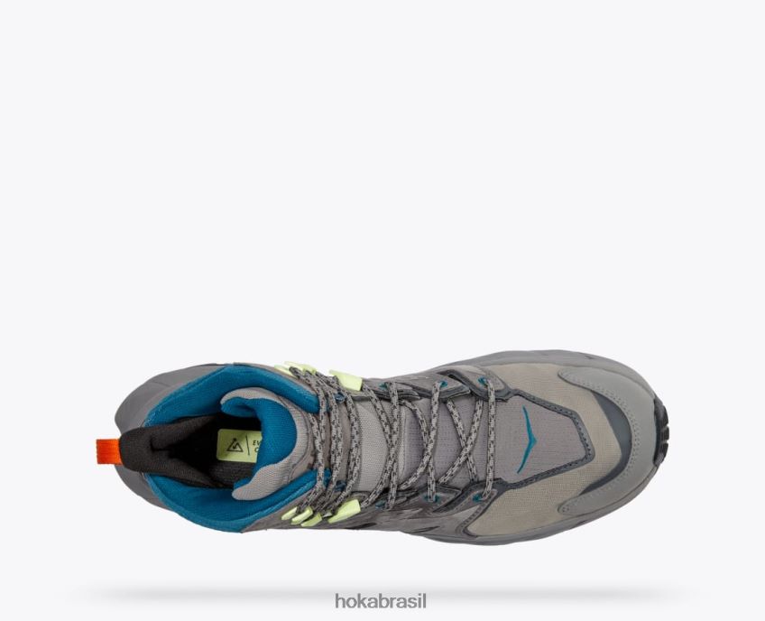 Anacapa Mid GTX Hoka homens RNZ040536 pele de tubarão/coral azul