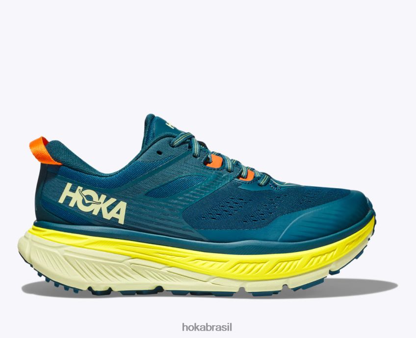 Stinson 6 Hoka homens RNZ040503 coral azul/borboleta