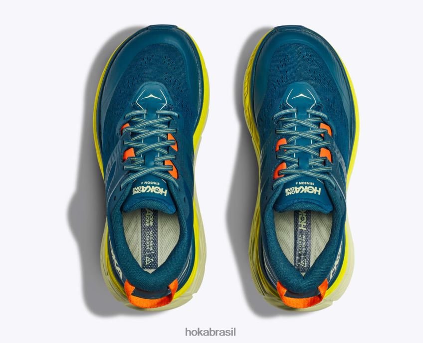 Stinson 6 Hoka homens RNZ040503 coral azul/borboleta