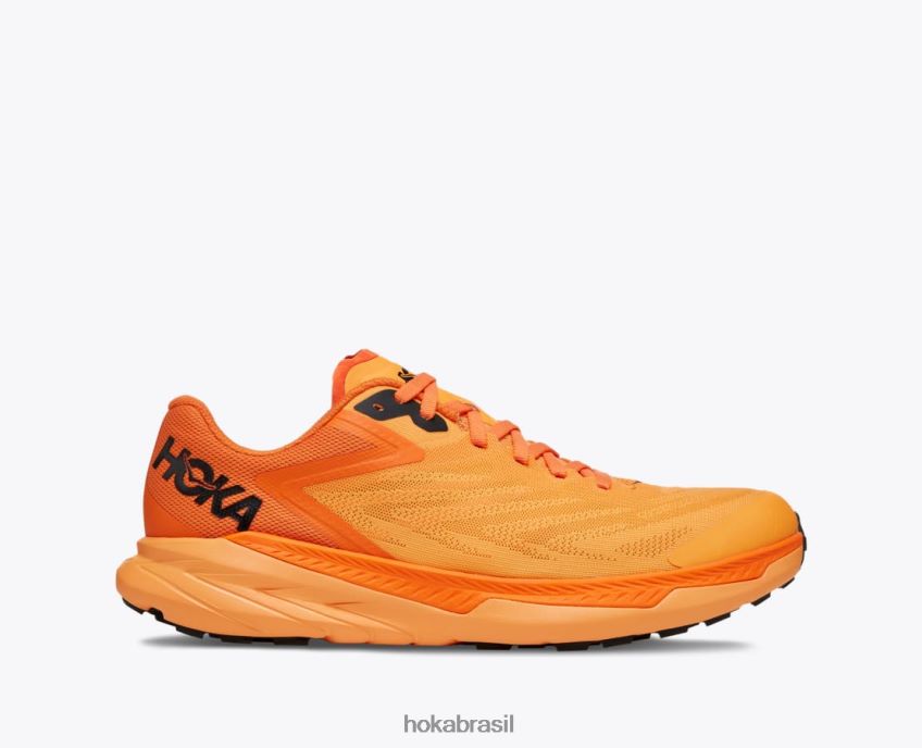 Zinal Hoka homens RNZ040514 laranja ardente/laranja caqui