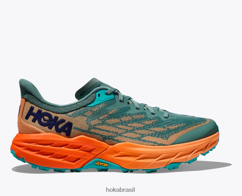 bode veloz 5 Hoka homens RNZ040489 treliça/laranja simulada