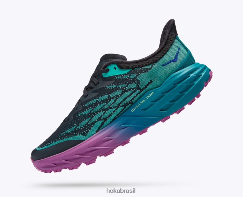 bode veloz 5 Hoka homens RNZ040492 grafite azul/caiaque