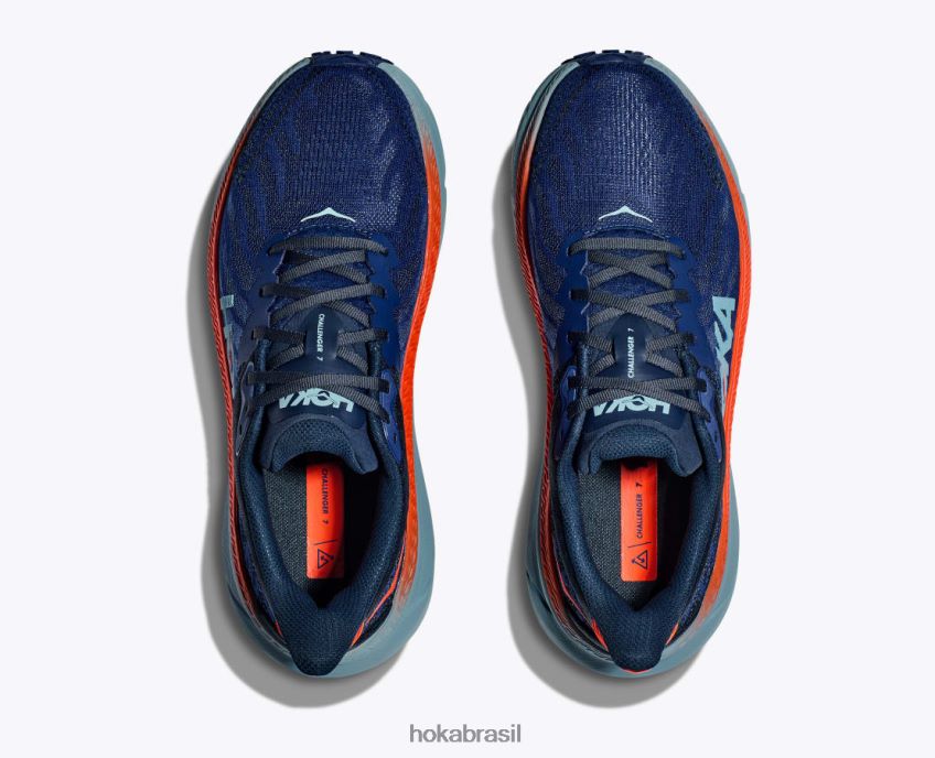 desafiante 7 Hoka homens RNZ040494 azul manta/azul pedra