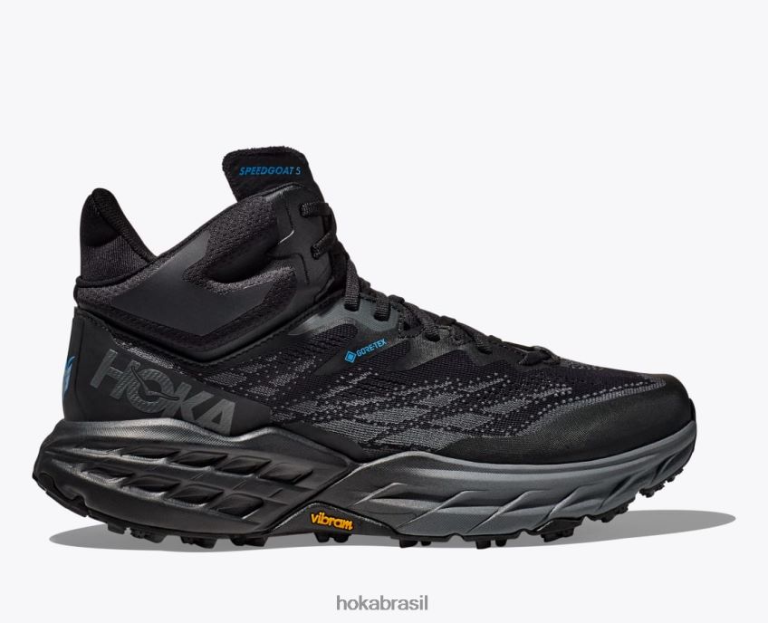 speedgoat 5 mid gtx Hoka homens RNZ040487 preto