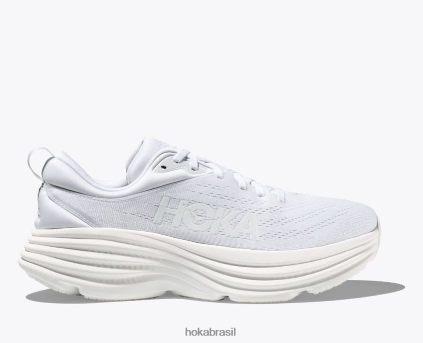Bondi 8 Hoka homens RNZ040418 branco
