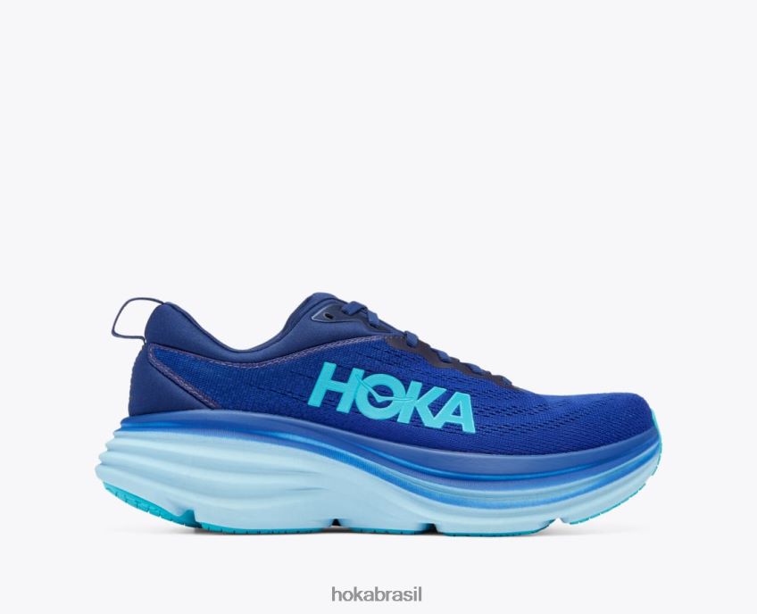 Bondi 8 Hoka homens RNZ040422 termômetro azul/azul