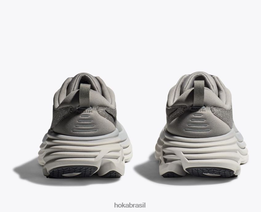 Bondi 8 Hoka homens RNZ040613 pele de tubarão/névoa do porto