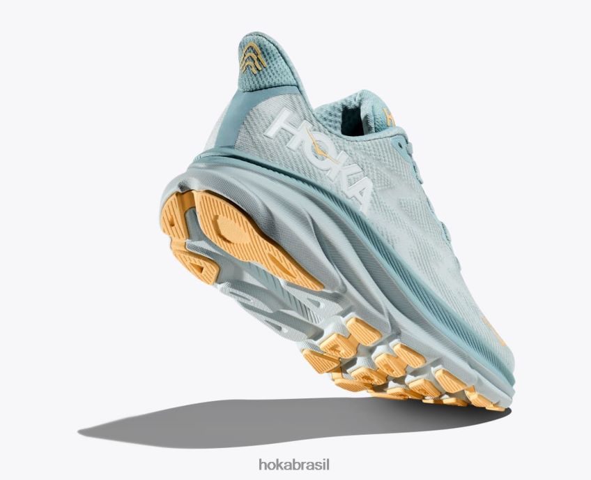 Clifton 9 Hoka homens RNZ040411 nuvem azul/fluxo de gelo