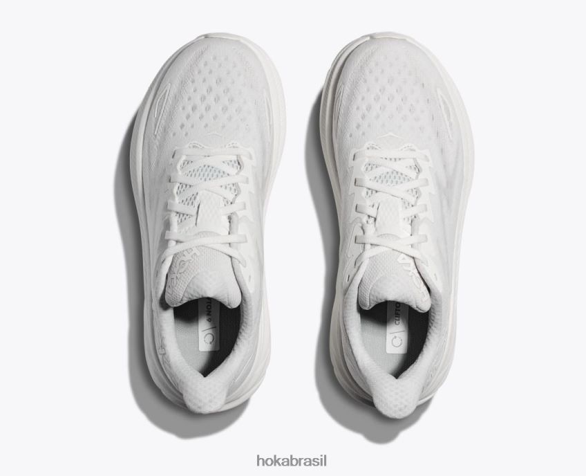 Clifton 9 Hoka homens RNZ040414 branco