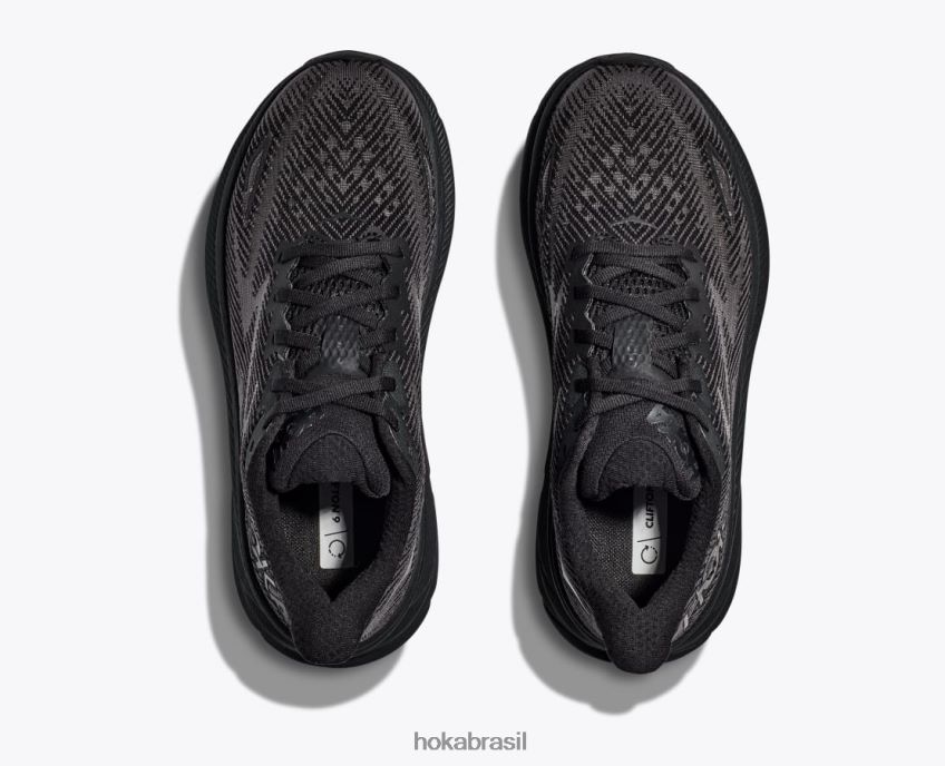 Clifton 9 Hoka homens RNZ040587 preto