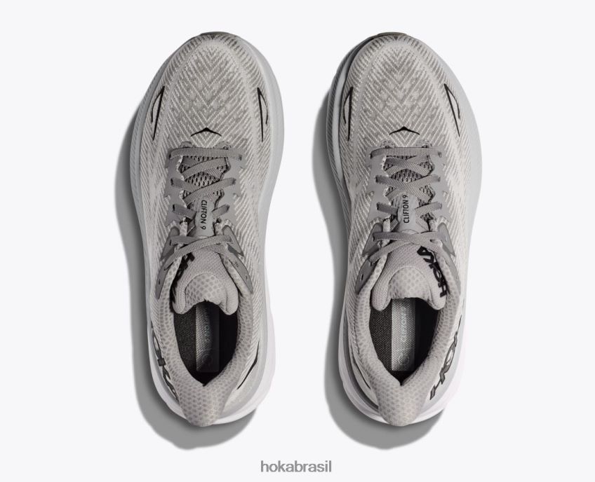 Clifton 9 Hoka homens RNZ040589 névoa do porto/negra