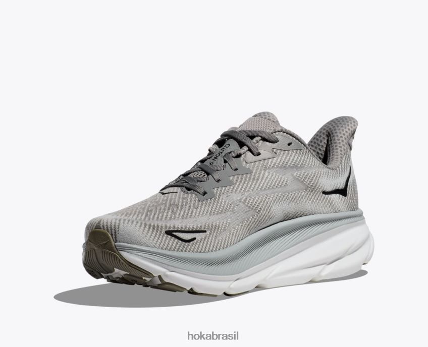 Clifton 9 Hoka homens RNZ040589 névoa do porto/negra