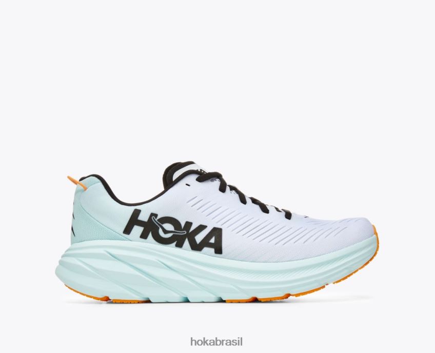 Rincón 3 Hoka homens RNZ040447 vidro branco/azul