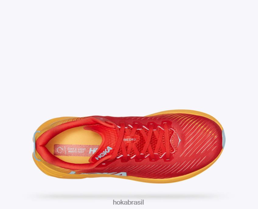 Rincón 3 Hoka homens RNZ040595 festa/amarelo âmbar