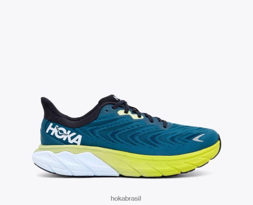 arahi 6 Hoka homens RNZ040612 grafite azul/coral azul