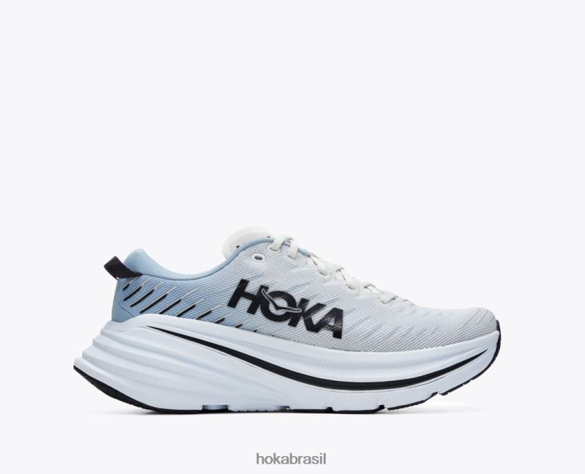 bondi x Hoka homens RNZ040465 branco de branco/névoa azul