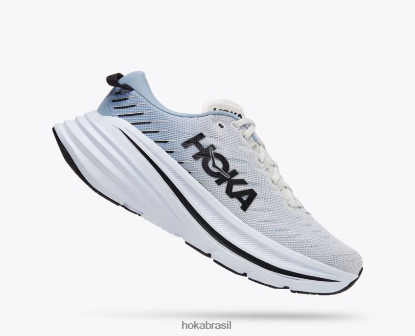bondi x Hoka homens RNZ040465 branco de branco/névoa azul