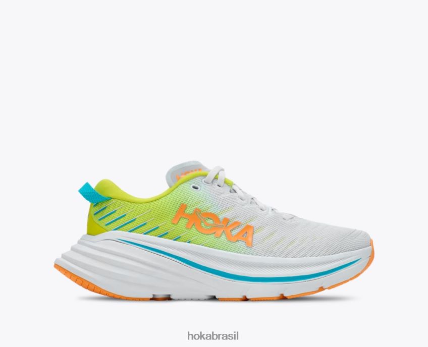 bondi x Hoka homens RNZ040466 branco/prímula