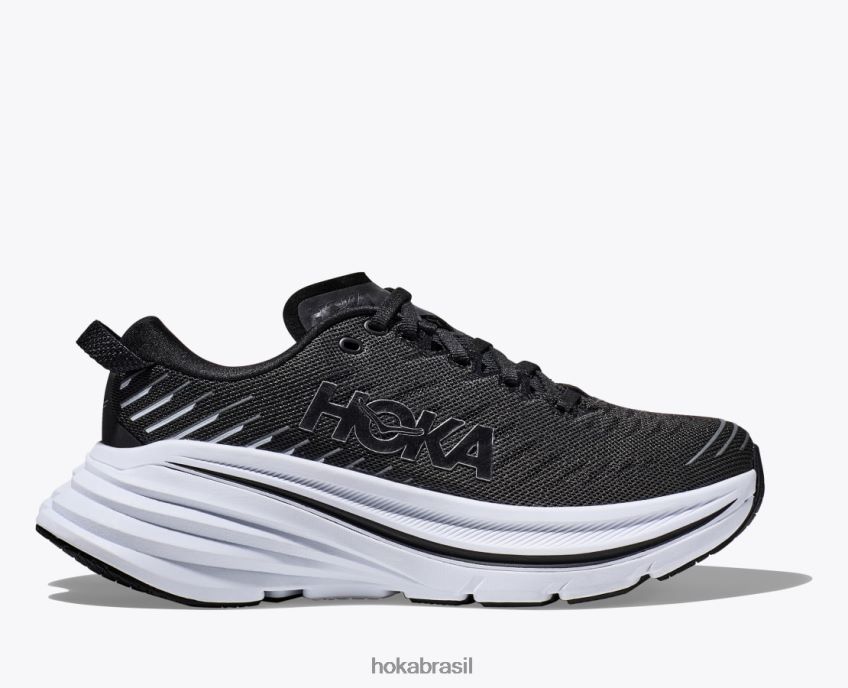 bondi x Hoka homens RNZ040467 Preto branco