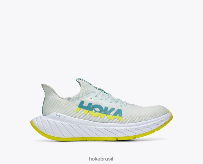 carbono x 3 Hoka homens RNZ040461 vela ondulante/prímula