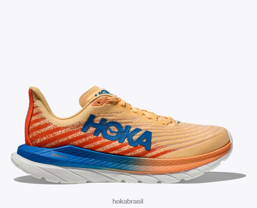 mach 5 Hoka homens RNZ040436 impala/laranja vibrante