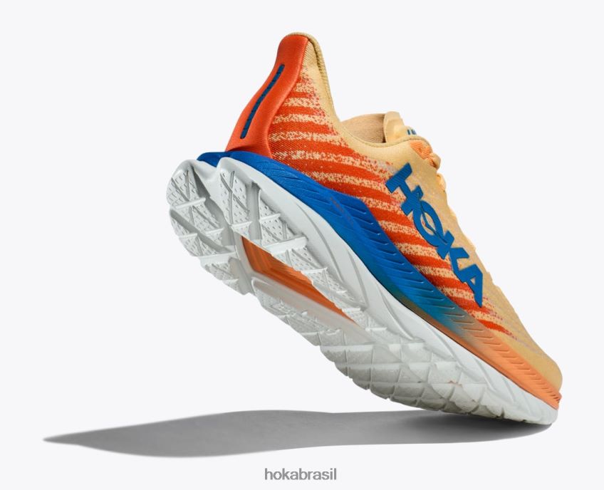 mach 5 Hoka homens RNZ040436 impala/laranja vibrante