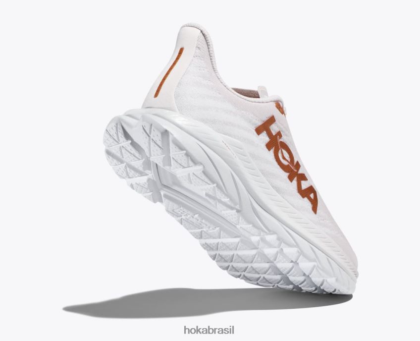 mach 5 Hoka homens RNZ040442 branco/cobre