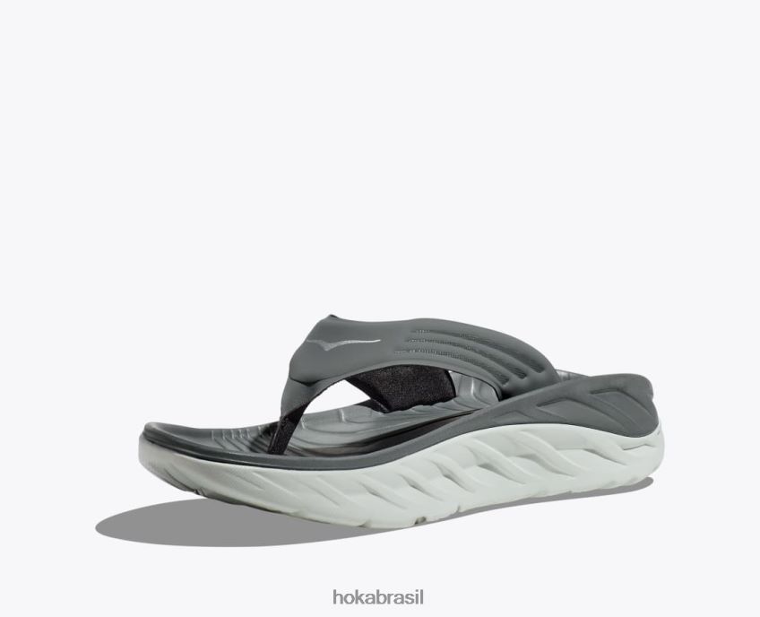 ora recuperação flip Hoka homens RNZ040563 bálsamo verde/mercúrio