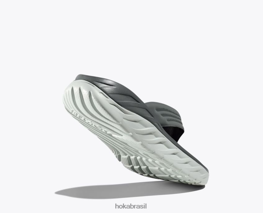 ora recuperação flip Hoka homens RNZ040563 bálsamo verde/mercúrio