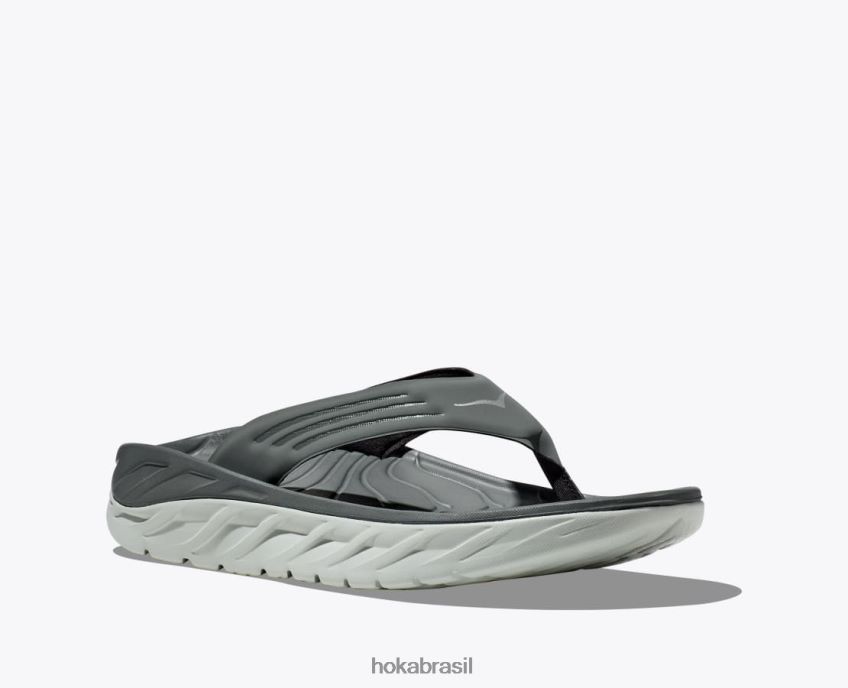 ora recuperação flip Hoka homens RNZ040563 bálsamo verde/mercúrio