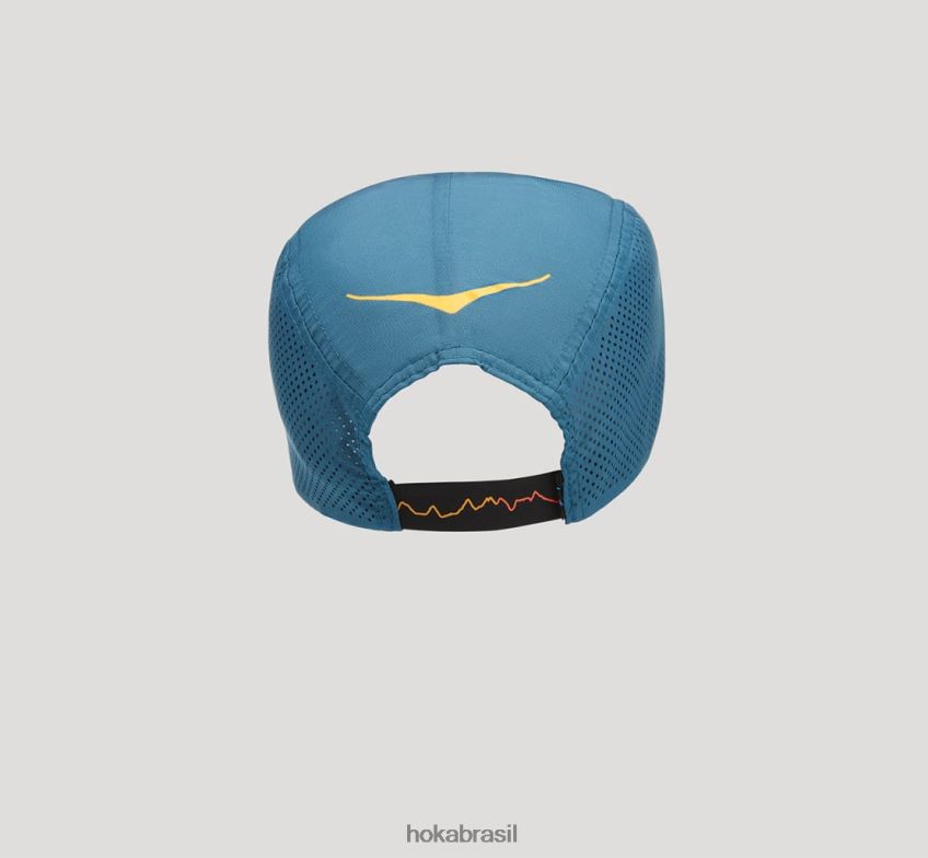 boné de voo Hoka mulheres RNZ040403 coral azul
