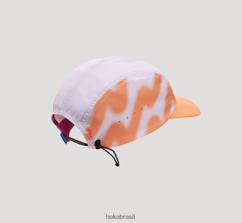 chapéu de desempenho Hoka mulheres RNZ040391 simulação de laranja/clifton